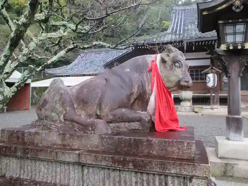 法輪寺の狛犬