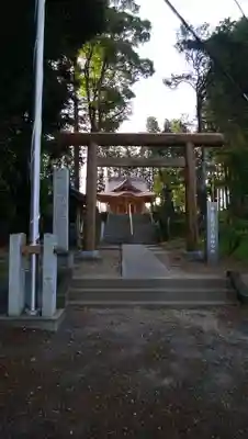 湫尾神社の鳥居