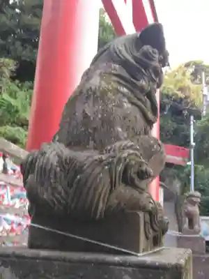江島神社の狛犬
