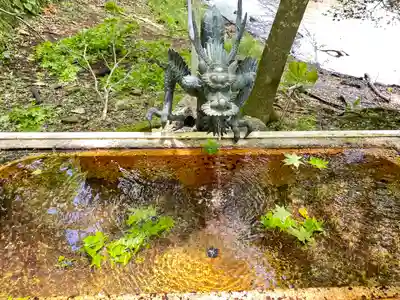 九頭龍神社本宮の手水舎