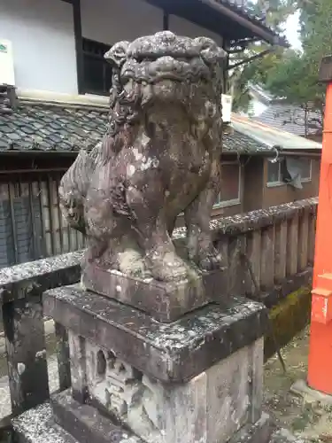 宇太水分神社の狛犬