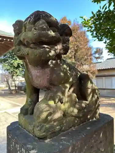 下石原八幡神社の狛犬