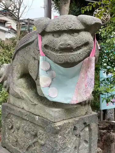 菊田神社の狛犬