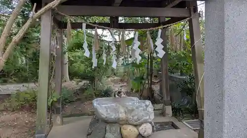 中川熊野神社の手水舎