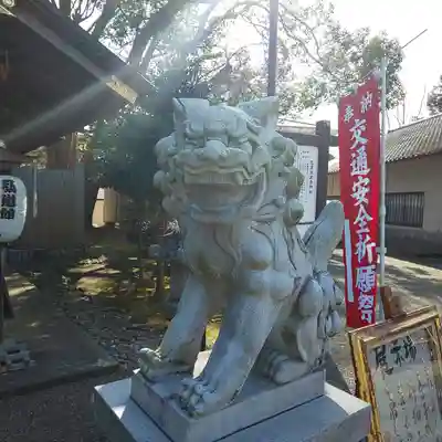 弘道館鹿島神社の狛犬