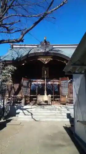 田端八幡神社の本殿