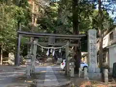 村檜神社の鳥居