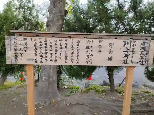川上神社の歴史