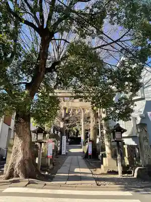 中目黒八幡神社の鳥居
