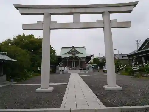 龍口明神社の鳥居