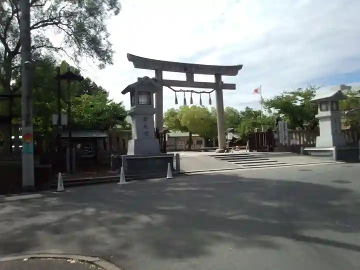 難波大社 生國魂神社の鳥居