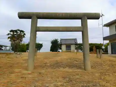 神明社(南奥田町)の鳥居