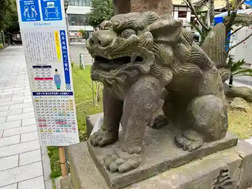 松原神社の狛犬