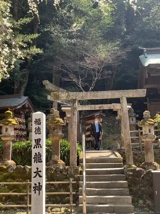 黒龍社（伊奈波神社境内社）の鳥居