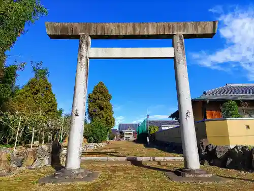 神明社（五郎丸神明社）の鳥居