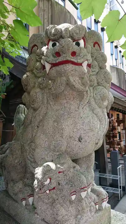 菊名神社の狛犬