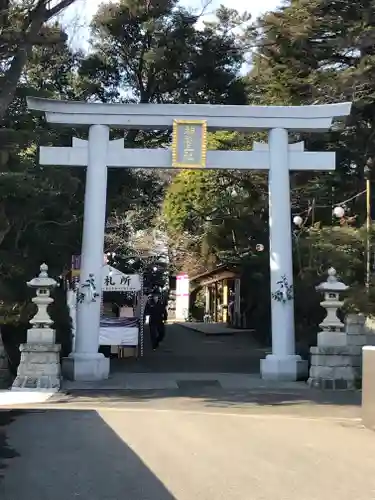 検見川神社の鳥居