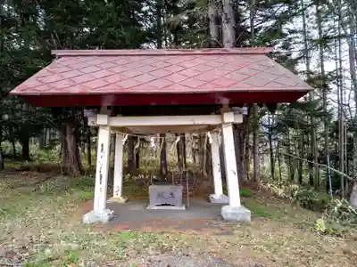 南富良野神社の手水舎