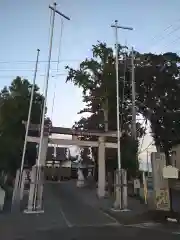 苅間八坂神社の鳥居