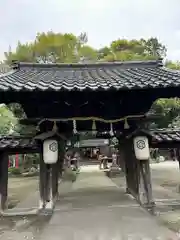 豊田白山神社の山門