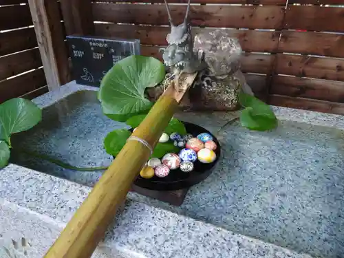 鎮守氷川神社の手水