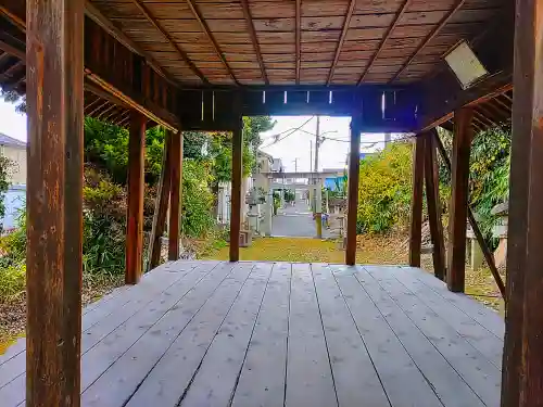 神明社・八幡社合殿(相殿神社)の鳥居