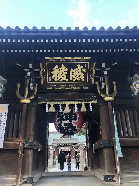 櫛田神社の山門・神門