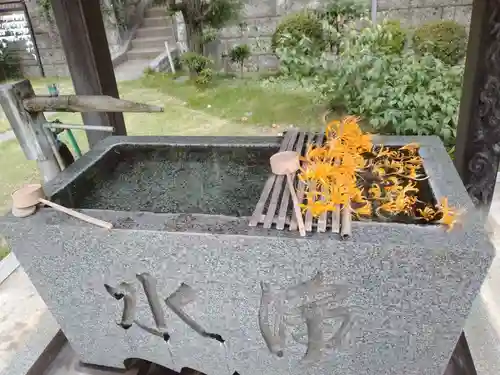 横浜　西方寺の手水舎