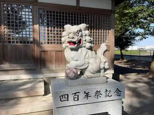 真弓神社の狛犬