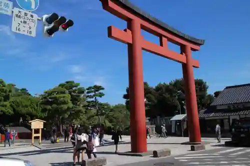 鶴岡八幡宮の鳥居