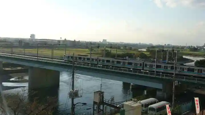 多摩川浅間神社の景色