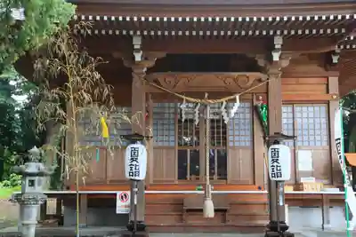 阿久津「田村神社」(郡山市阿久津町)旧社名:伊豆箱根三嶋三社の本殿・本堂