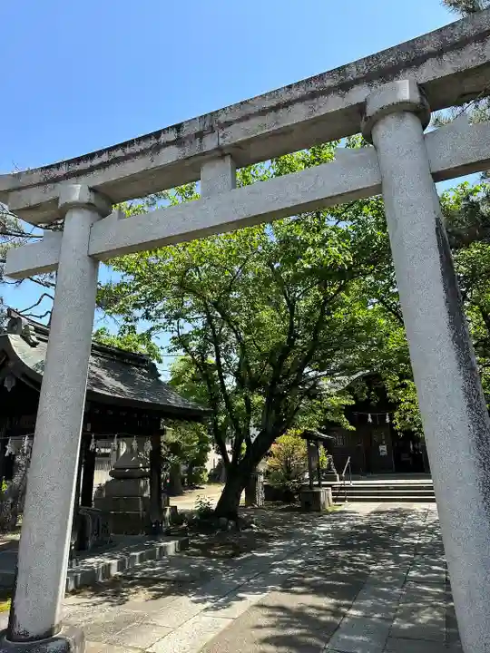 越中白山総社の鳥居