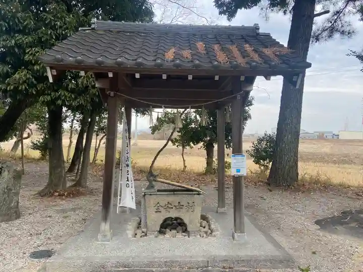 神明社(野方神明社)の手水舎