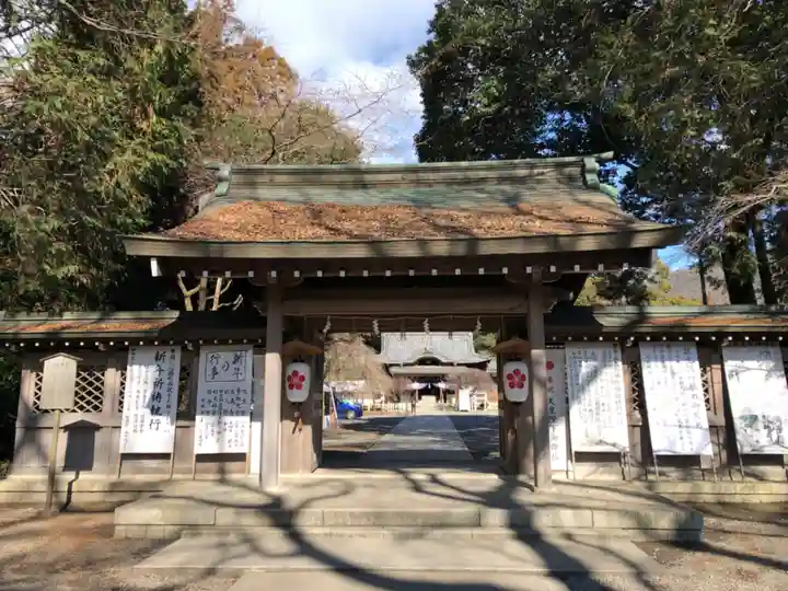 (長良)天神神社の山門・神門