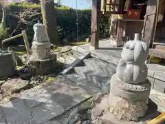 安楽寺の狛犬