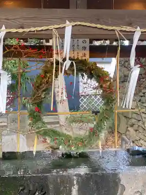 福島八幡宮の手水舎