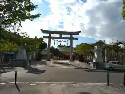 難波大社 生國魂神社の鳥居