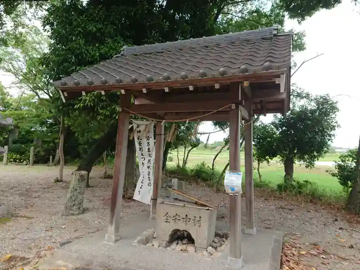 神明社(野方神明社)の手水舎