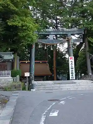 諏訪大社の鳥居