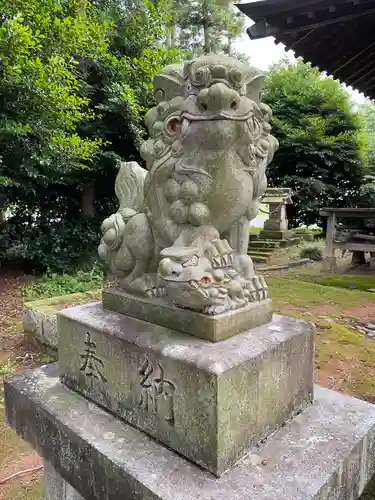 雷電神社の狛犬