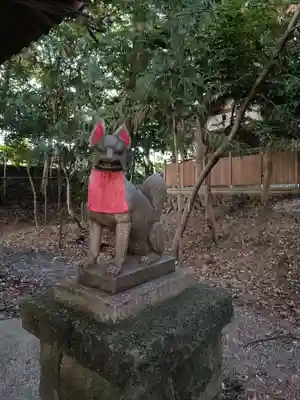 尾津神社の狛犬