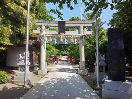 鈴鹿明神社の鳥居