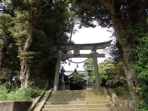 忌浪神社の鳥居