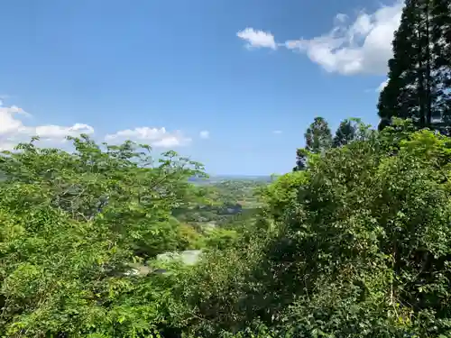 高蔵山　大山寺の景色