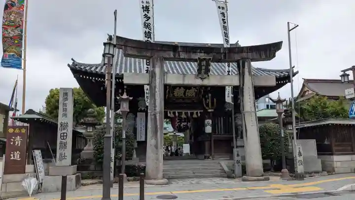 櫛田神社の鳥居