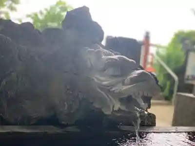 多摩川浅間神社の手水舎