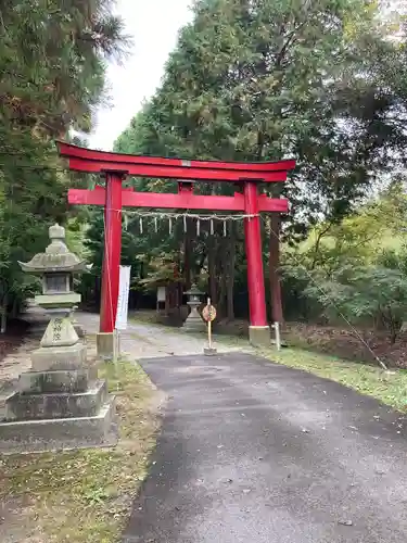 大笹原神社の鳥居