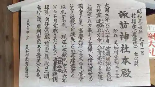 諏訪神社の歴史