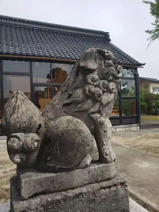 島八幡社の狛犬
